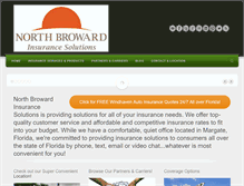 Tablet Screenshot of northbrowardinsurance.com